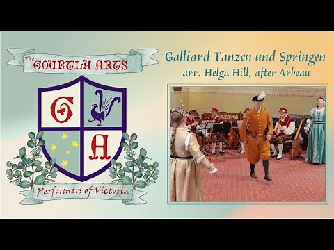 Renaissance dance: Galliard Tanzen und Springen