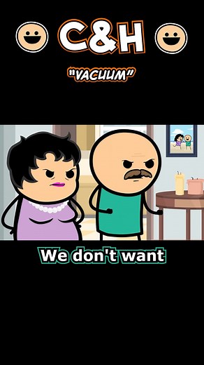 719K views · 10K reactions | Well that sucked #puns #animation #humor #explosm #vacuumcleaner | Cyanide & Happiness | Facebook