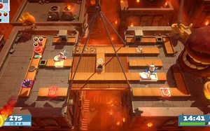 【熊熊的不分手厨房】Overcooked 1 最终关 饥饿巨兽 双人四星