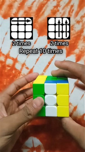 New magic trick Repeat 10 times solve Rubik's Cube #rubikscube #cube #shorts #shortvideo