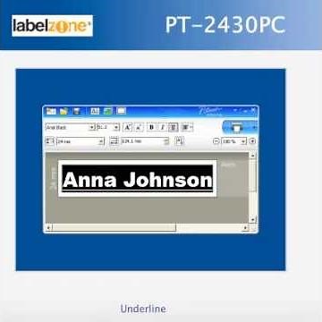 Brother PT 2430 Video