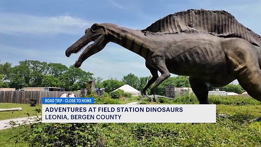 Dinosaurs roar to life at Field Station Dinosaurs in Leonia