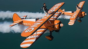 Wing Walking Is the Fine Art of Strapping Yourself to a Biplane