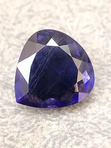 Natural Iolite Gemstone Heart Cut | Purple Violet Iolite Loose Stone | Genuine Cordierite Gem | Jewelry Making Ring January Birthstone - Etsy