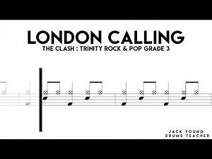 London Calling Trinity Rock & Pop Drums Grade 3