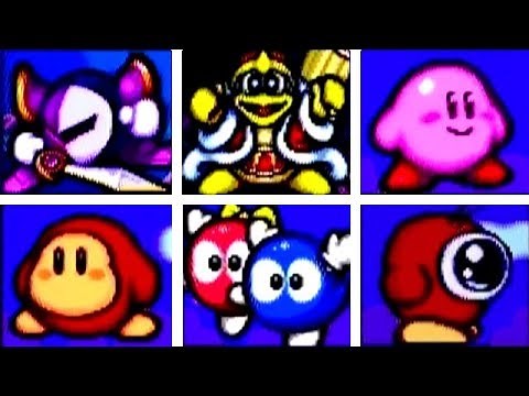 Kirby's Avalanche - All Character Intros