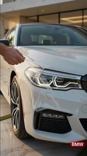 Luxury White BMW at a Modern Mansion | Ultra HD 4K Cinematic Luxury Lifestyle🚗