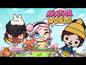 I tried avatar world!!【AVATAR WORLD】game『PonTV GAMES』