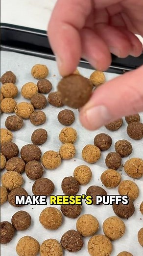 Reese Puffs Chocolate Peanut Butter Cereal Balls | 🥣 Homemade Cereal Part 2