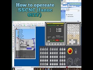 How to operate SSCNC Software model fanuc oitf.