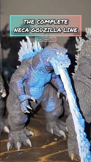 The Complete NECA Godzilla Line #godzillavskong #neca #figure #toys #shorts