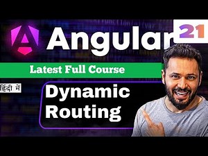 Angular 21 tutorial in Hindi #38 Dynamic Routing| Route Params & Dynamic Pages with Real Example