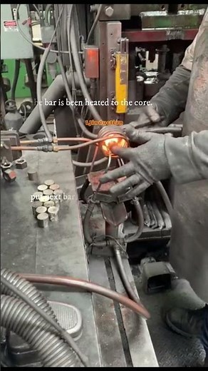 Manual Feeding LJINDUCTION Billet Forging Machine#inductionheating #machine #factory #metal