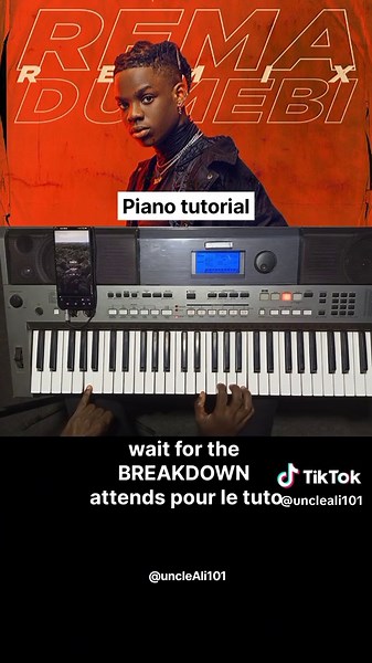 Como Tocar Dumebi de Rema en Piano