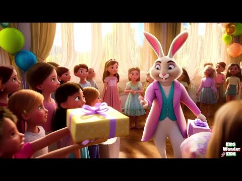 🐇🎉 Bunny's Happy Day! A Cheerful Song About a Playful Rabbit