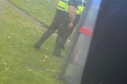 Moment Midlands schoolboys fall out of moving bus as pupils in shock