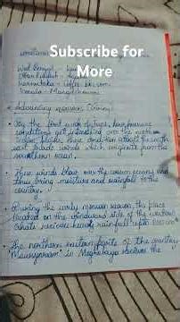 notes and exercise of ch climate class 9