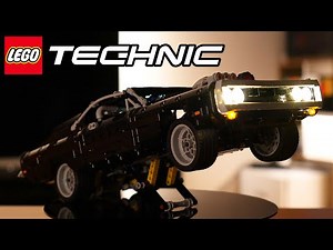 Lego Dodge Charger 42111 Speed Build + Led Light Mod
