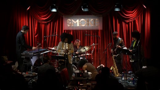 Terri Lyne Carrington's "WE INSIST! 2025" tributes to Max Roach started last night with 2 incredible performances. Tickets to all upcoming shows now-Sunday Mar 9: https://tinyurl.com/2s36mytk. This NEA Jazz Master Terri Lyne Carrington celebrates her Smoke Jazz Club debut with: Milena Casado Fauquet (trumpet), The Voice Of April May (vocals), Morgan Guerin (tenor sax bass), Simon Moullier (vibraphone), and Christiana Hunte (dancer). | SMOKE Jazz Club