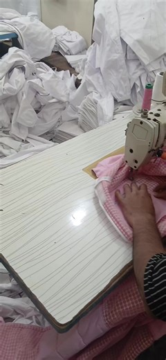 sewing of 3 layers #honeybees #beekeeping #beesuit #beekeepers