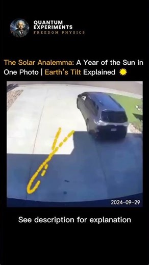 The Solar Analemma Explained ☀️ #physics #experiment #science #education #usa