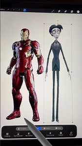 Victor Van Dort x Iron Man #artdigital
