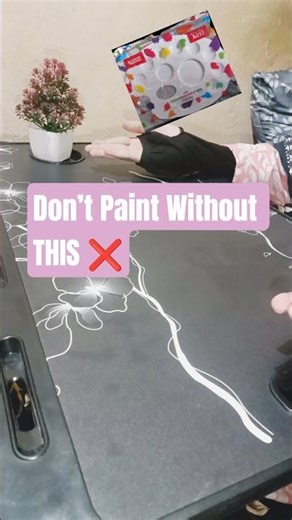 Best Painting Palette for Acrylic Colors 🎨✨#trending #diy #diyideas #viral #ytshorts #painting