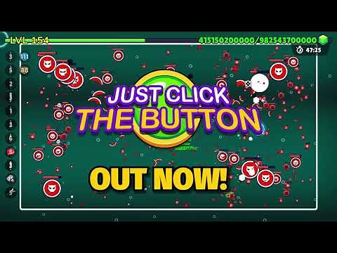 Just Click The Button TRAILER - Clicker, arena shooter, and bulletheaven game!