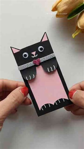 Cute Katty Bookmark Tutorial Easy Origami DIY
