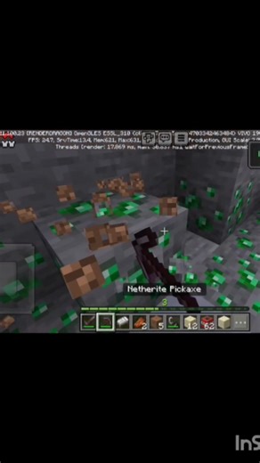 how to Minecraft mining emerald 😮