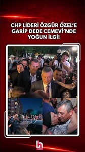 Huge interest in CHP leader Özgür Özel at Garip Dede Cemevi! #shorts