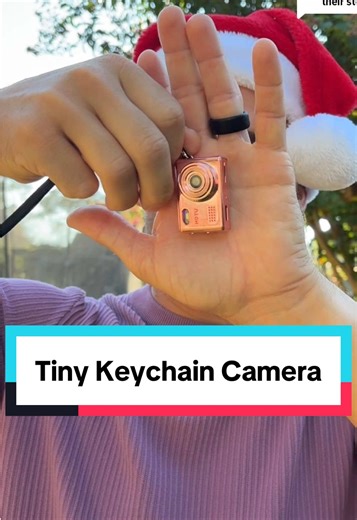 Tiny Keychain Camera: Perfect Stocking Stuffer for Kids