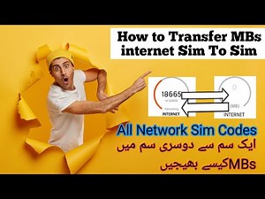 How to Transfer Mbs Internet Sim to Sim | How to Send Mbs Another Sim | Mbs Transfer Codes All Sim