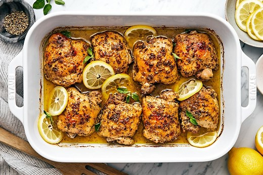 6.6K views · 370 reactions | This Greek lemon chicken is easy to prep, quick to cook, and SO delicious  Recipe: https://downshiftology.com/recipes/greek-lemon-chicken/ | Downshiftology | Facebook