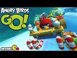 Angry Birds Go! Christmas Eve Sub Zero Racing - Red Bird vs Bad Piggies