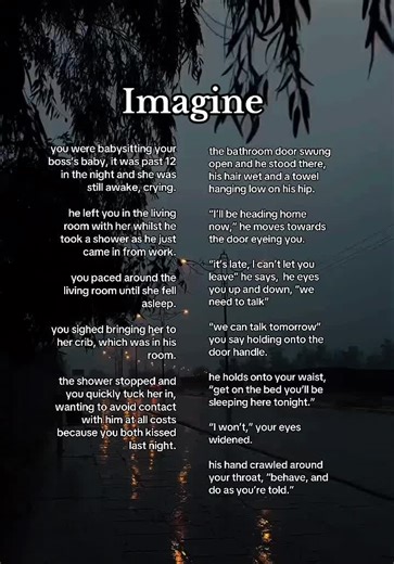 Late Night Scenario: Babysitting Your Boss's Baby