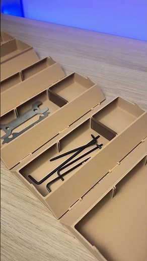 3D Printed Roll-Up Storage Box 📦 | The Square Organizer | Rolykit #3dprinting #organizers