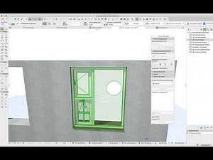 Create windows in Archicad23 Library Part Maker