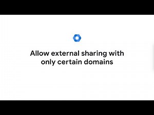 Allow external sharing with only certain domains