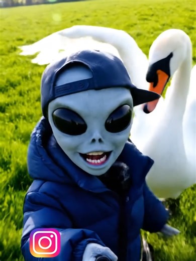 Mini Alien unterwegs 😂 | #alien #foryou #viral #aliens