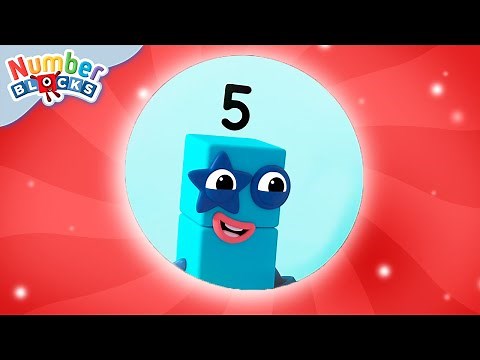 Holes | Full Episode - S1 E14 | Numberblocks (Level 1 - Red 🔴)