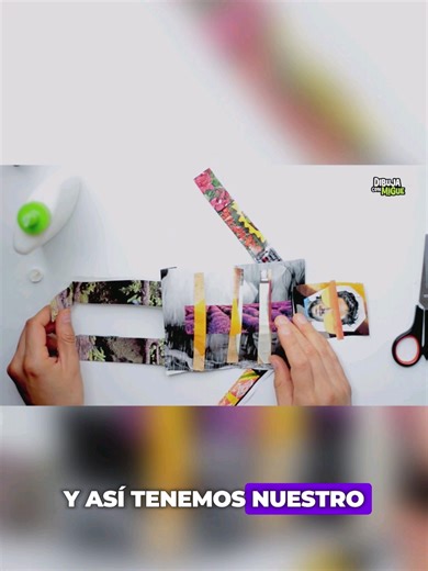 Crea tu monigote con técnicas de collage