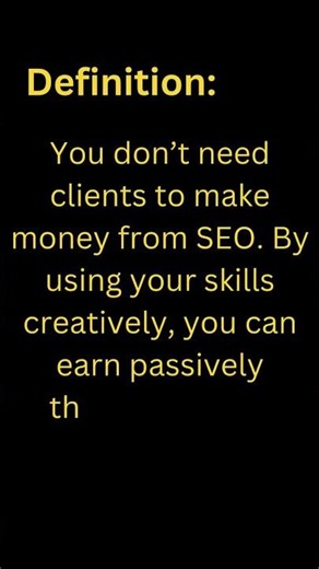 3 Hidden Ways to Earn from SEO Without Clients 💼 #seo2025