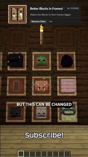 This Resource Pack Will Make Blocks Fill Out Item Frames Better In Minecraft!
