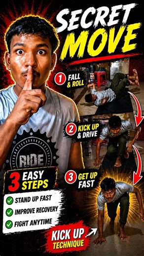 Girne Ke Baad Turant Kaise Uthe? 🥊 (Fighter Secret) #lokifist