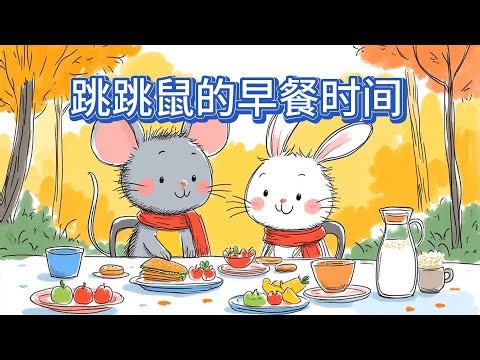 跳跳鼠的早餐时间 | 吃早饭 | 健康饮食 | 儿童睡前故事 | 儿童故事绘本 | 晚安故事 | 睡前故事 | 良好习惯