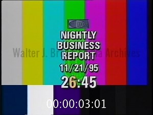 Nightly business report (Television program). 1995--excerpts | 2 of 2 | 95065nwt-2-arch