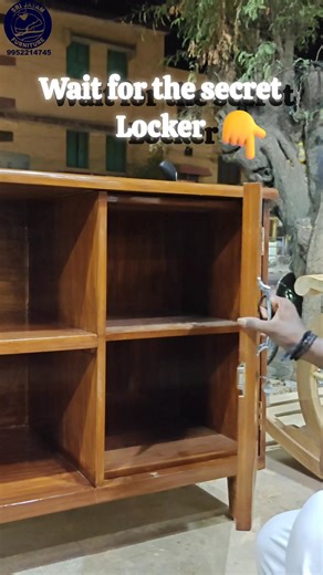 Hidden secret box📦 Table / secret locker🔐/ Teak wood #newmodel #teakwood #customized #secretlocker