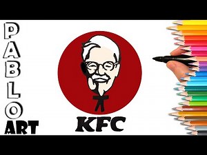 How to draw KFC Logo | Learn to Draw step by step
