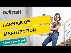 Comment porter des cartons et colis tout en se ménageant le dos - Harnais de manutention